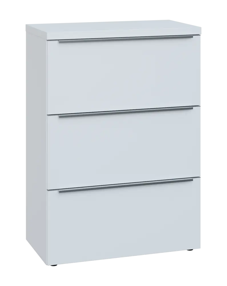 SIN 3 - 83Z kancelářská skříň, 3-zásuvková, 1120x800x400, bílá